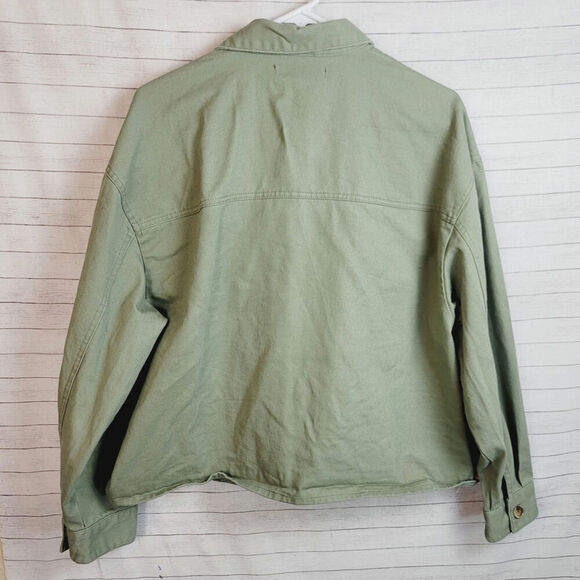 DOWNEAST RAGLAN UTILITY JACKET IN OLIVE KHAKI, SZ XL - Picture 6 of 10